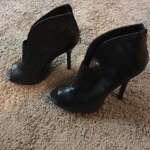 Guess peep toe boots
