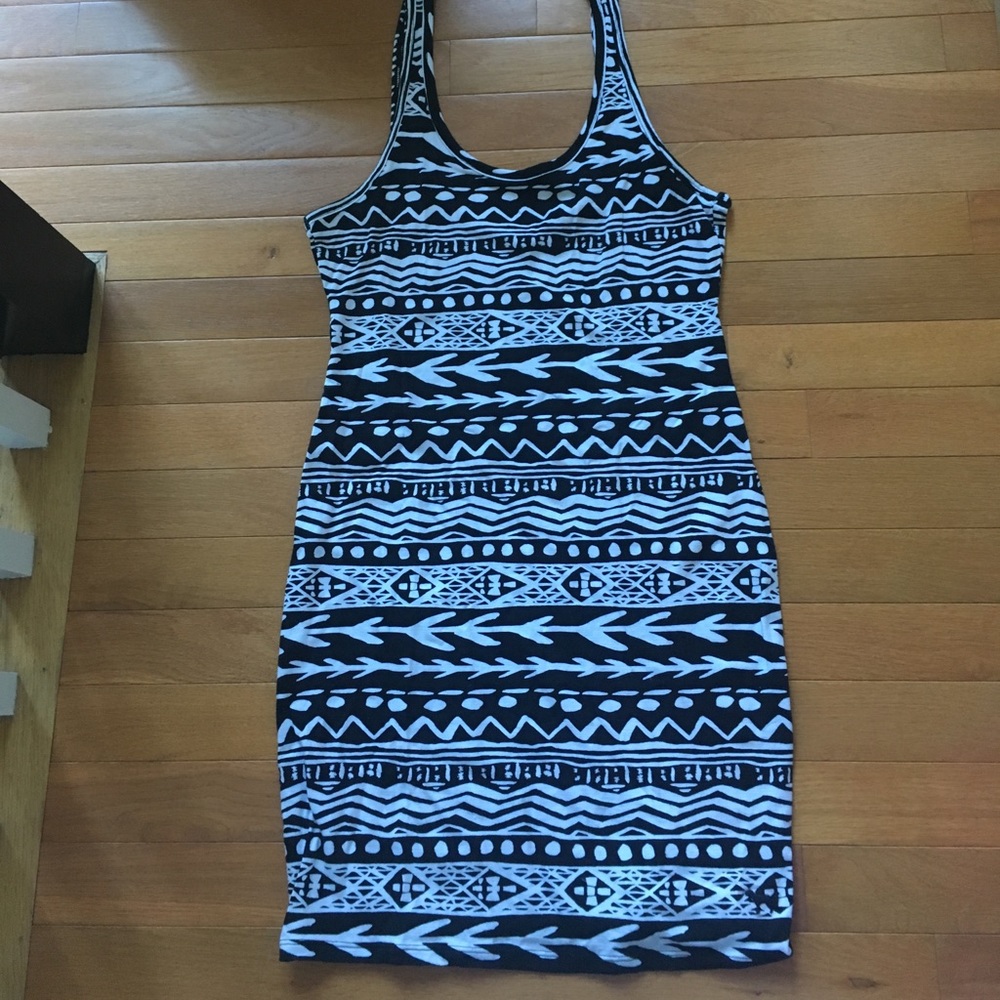 🖤 Tribal Print Cotton Dress