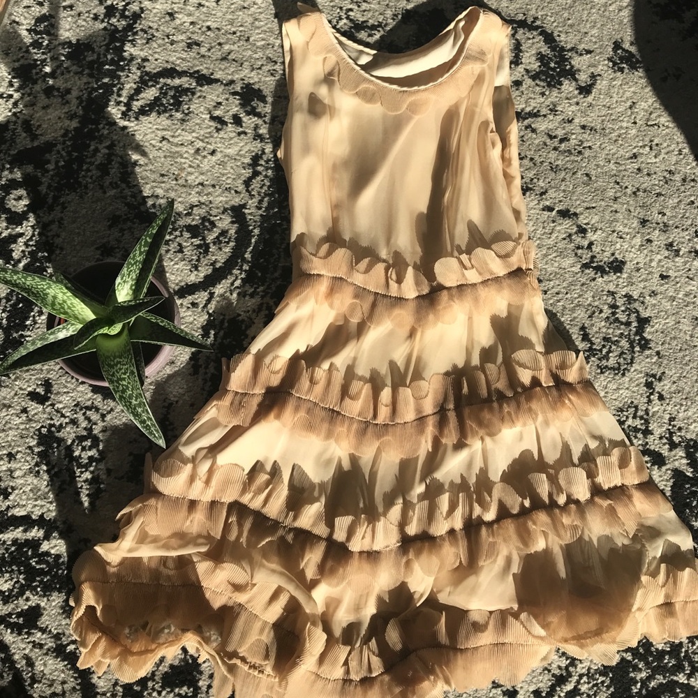 Cream colored party/ cocktail dress