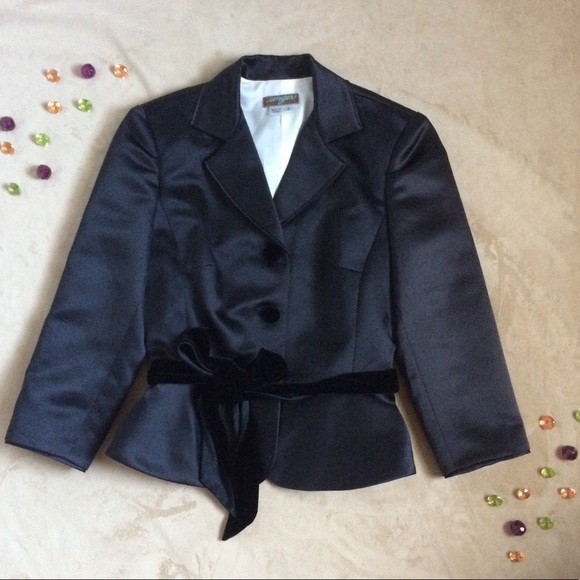 Unger Satin Tuxedo style blazer - Picture 1 of 5