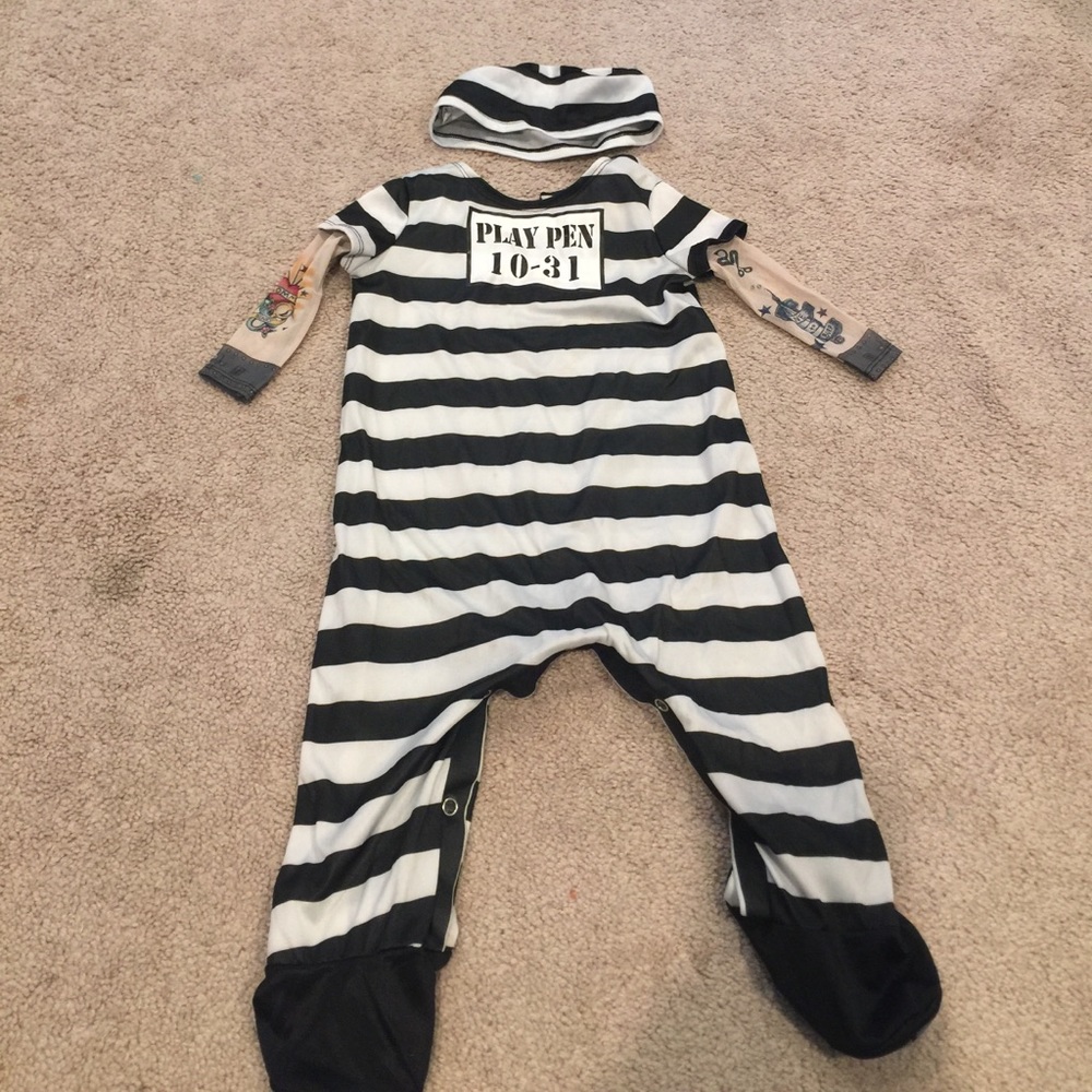 Play pen jail baby costume