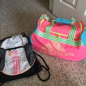 Adidas gym bags!