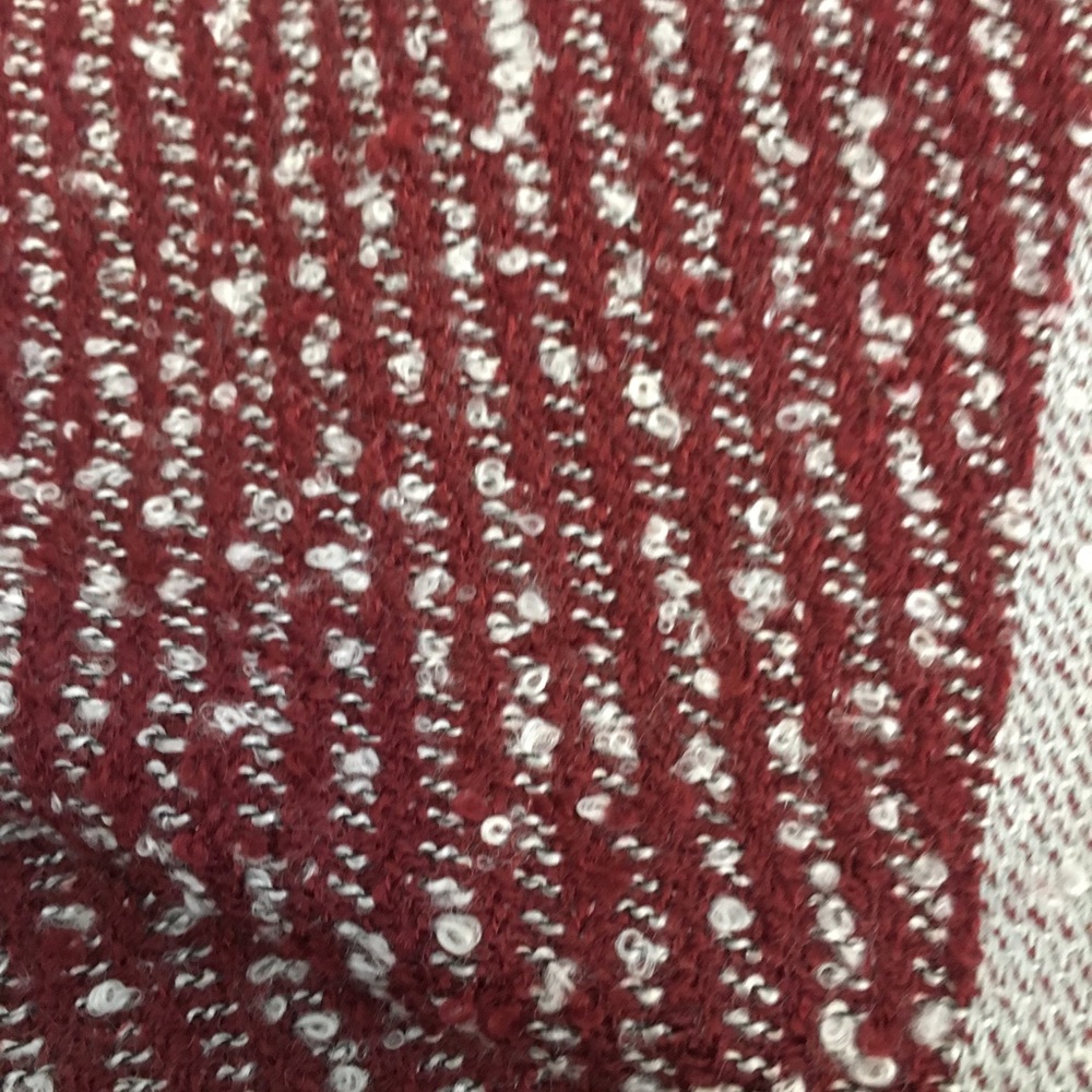 Scarf Burgandy and Grey NWT๐ - Picture 5 of 5