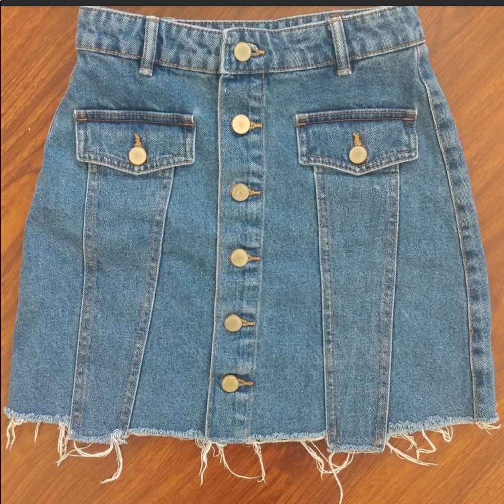 Zara denim skirt