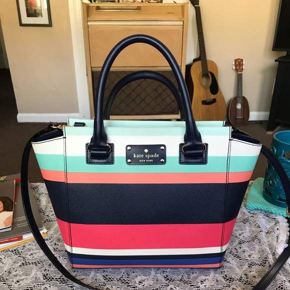 kate spade Handbags - Kate Spade Striped Purse