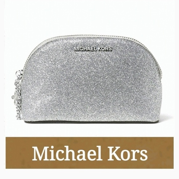 Michael Kors Handbags - NWOT Michael Kors Glitter Pouch!