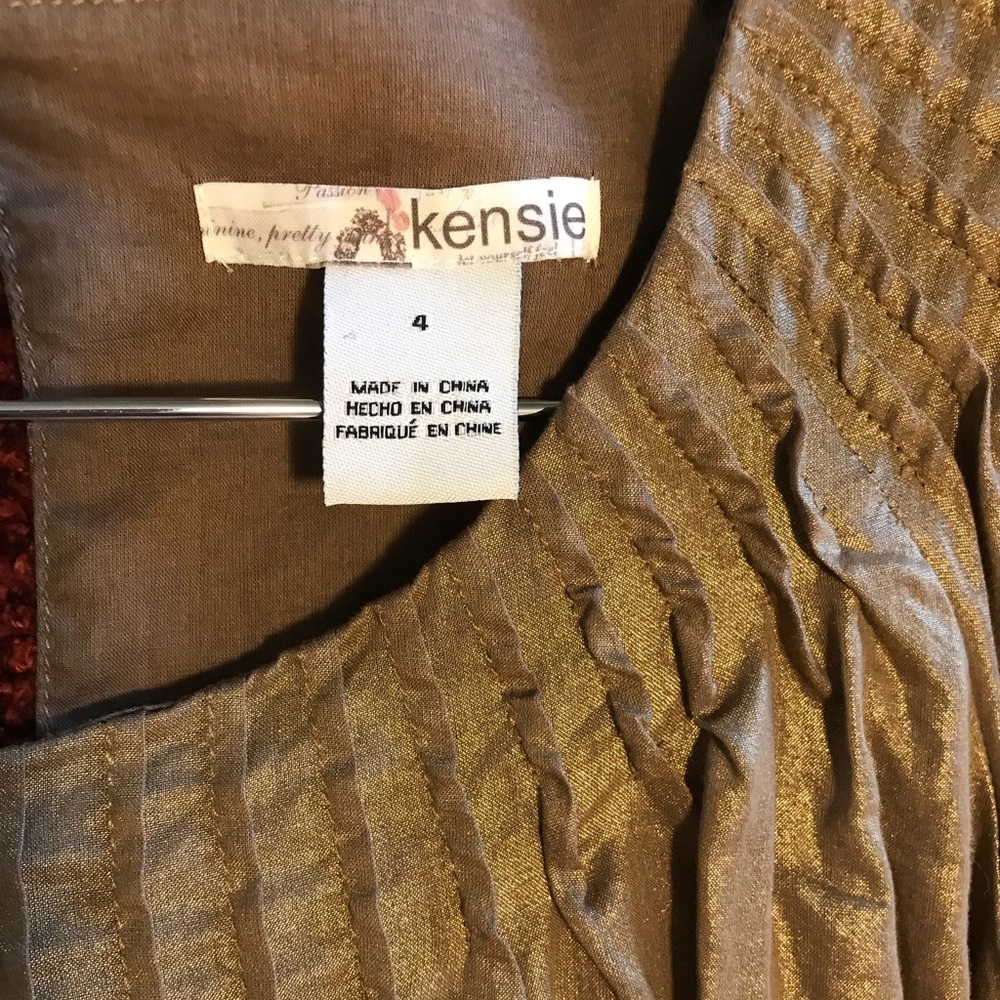 Kenzie Gold Sheath - Picture 4 of 4