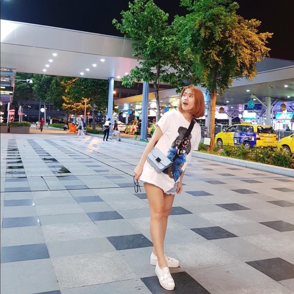 Oversized 3D Cookie Monster Tshirt