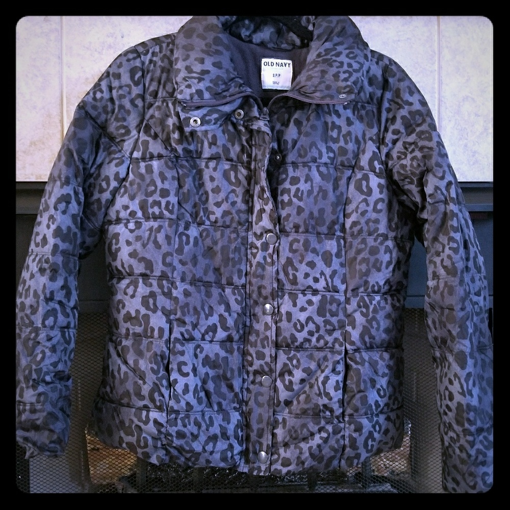 *SOLD*Leopard print coat