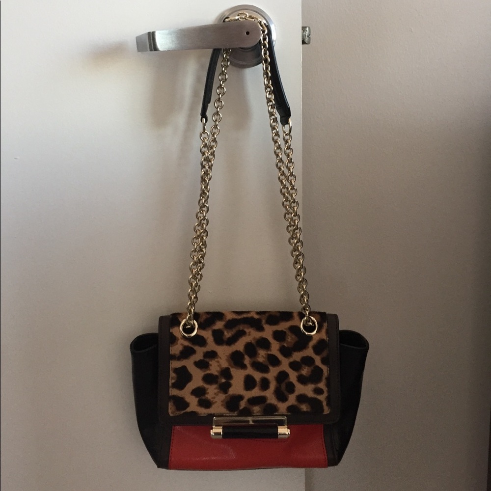 DVF leopard print Handbag