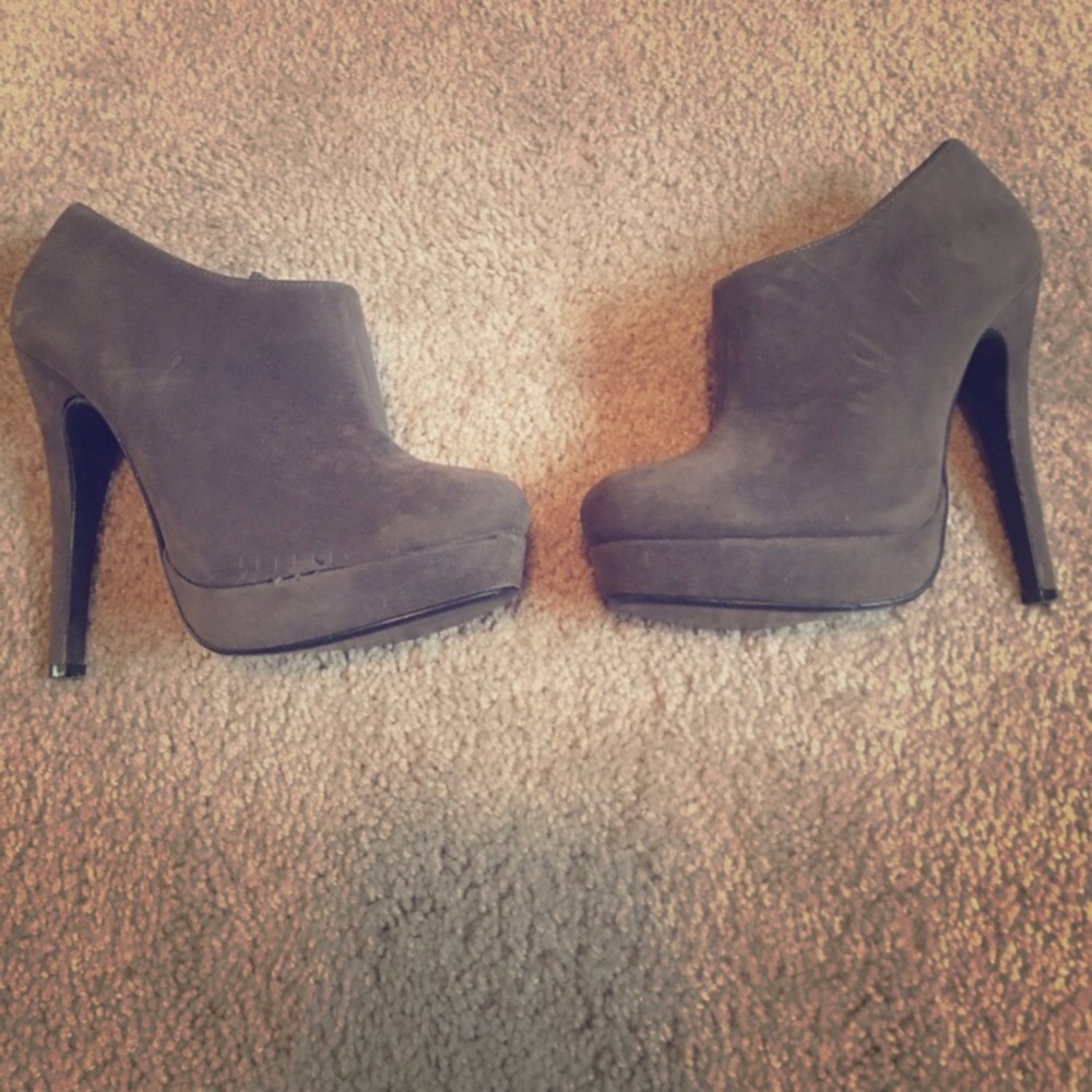Grey booties