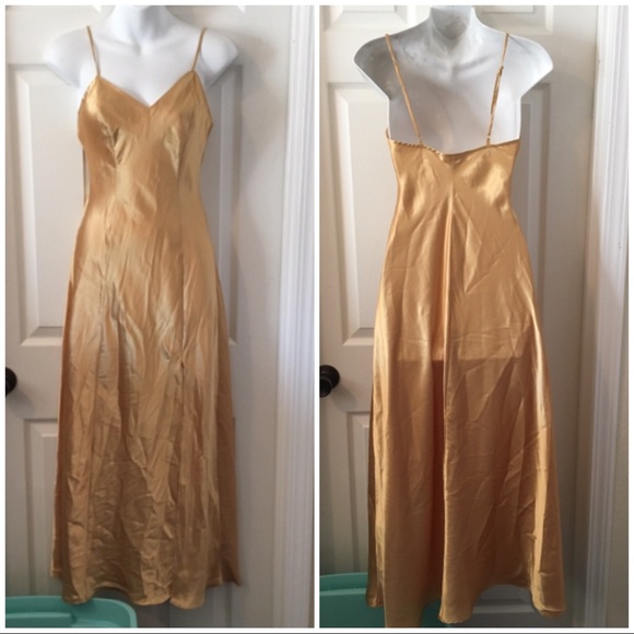 golden night dress