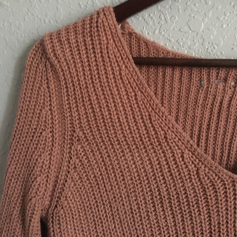 pink cozy pullover