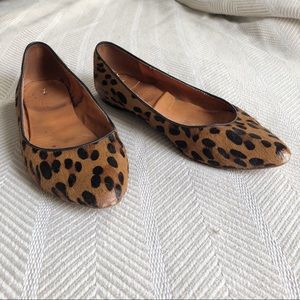 Madewell Sidewalk Skimmer in Calf Hair