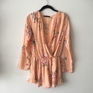 Honey Punch frilly bottom romper / playsuit Honey Punch frilly bottom romper / playsuit