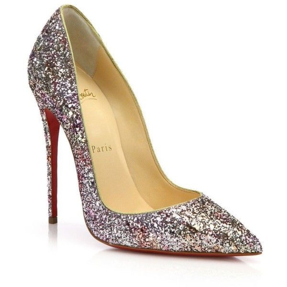 NEW Christian Louboutin Sequin Heels