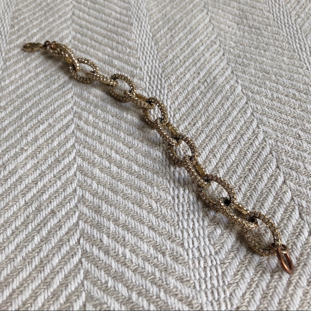 J.Crew Factory Pavé Chain Bracelet