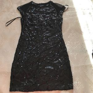Mini black dress