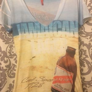 Red Stripe beer Tshirt!