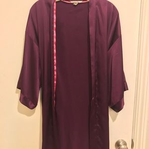 Victoria's Secret Purple silk robe O/S Victoria's Secret Purple silk robe O/S