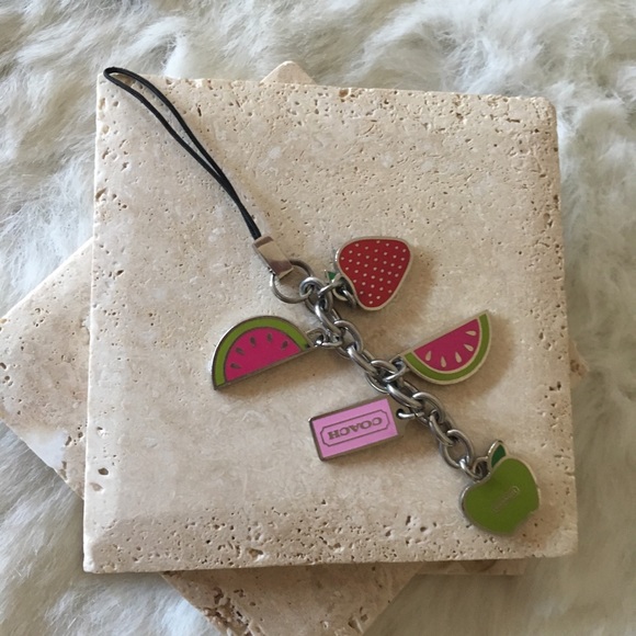 Coach Summer Fruit Bag / Key Fob - Picture 1 of 3