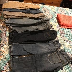 Lot of boys pants