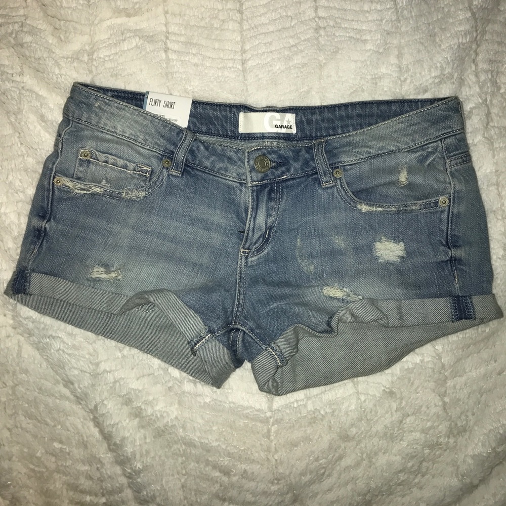 Denim shorts