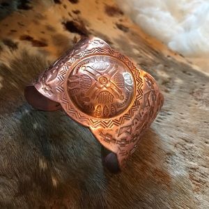 Gorgeous Vintage Copper Cuff