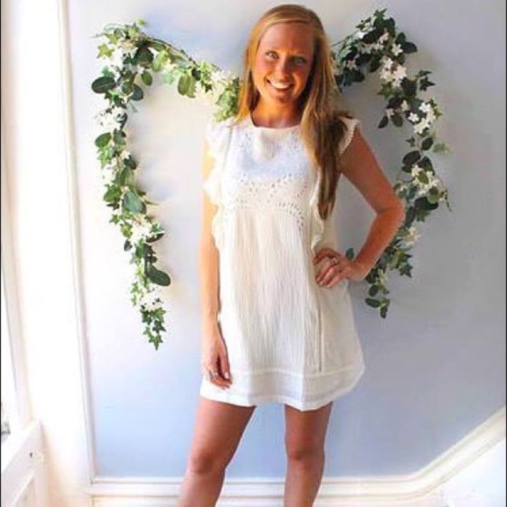 Moon River cream dress