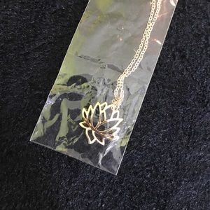 Lotus flower necklace