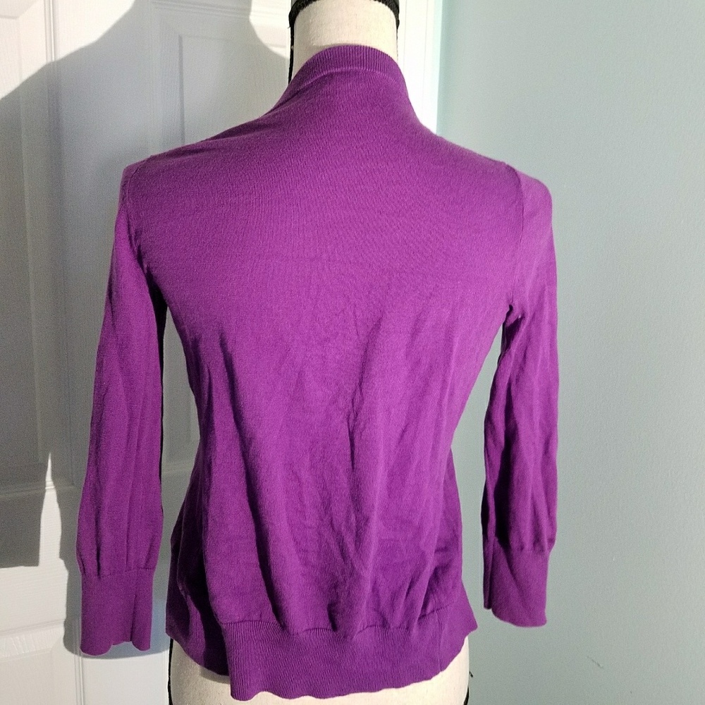 Purple J.Crew Cardigan - Picture 1 of 6