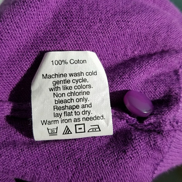 Purple J.Crew Cardigan - Picture 4 of 6