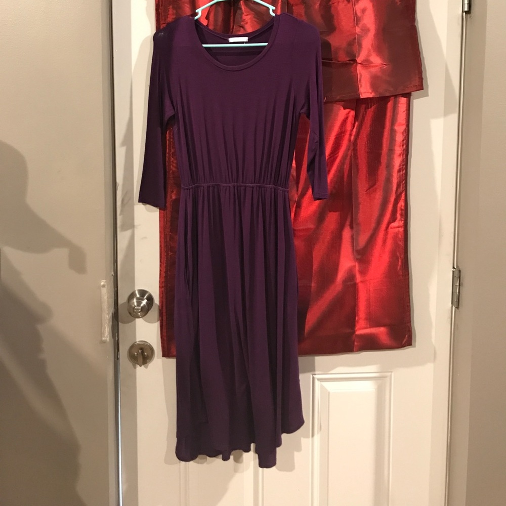 Purple dress