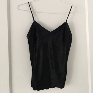 Banana Republic Velvet & Satin Tank
