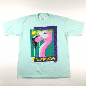 Vintage 1970's/80's FLORIDA Pink Flamingo Tourist Vintage 1970's/80's FLORIDA Pink Flamingo Tourist