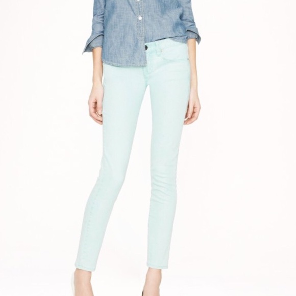 Mint J Crew Toothpick Skinny Jeans - Picture 5 of 5