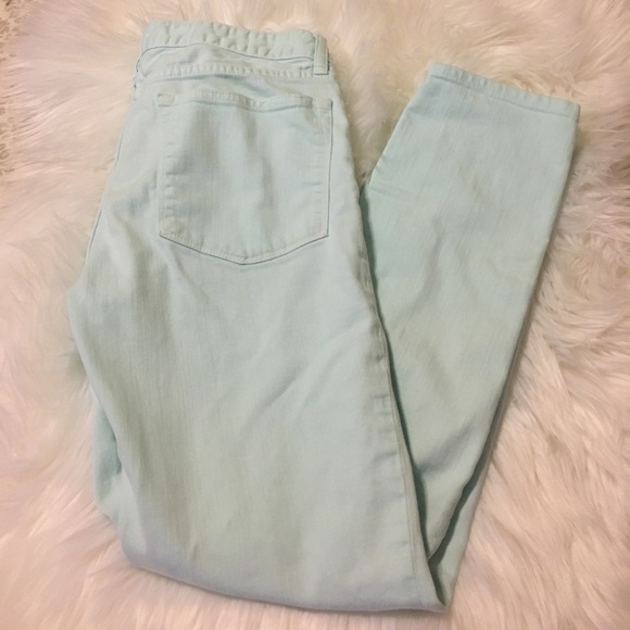 Mint J Crew Toothpick Skinny Jeans - Picture 2 of 5