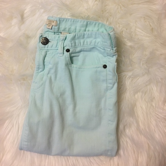 Mint J Crew Toothpick Skinny Jeans - Picture 3 of 5