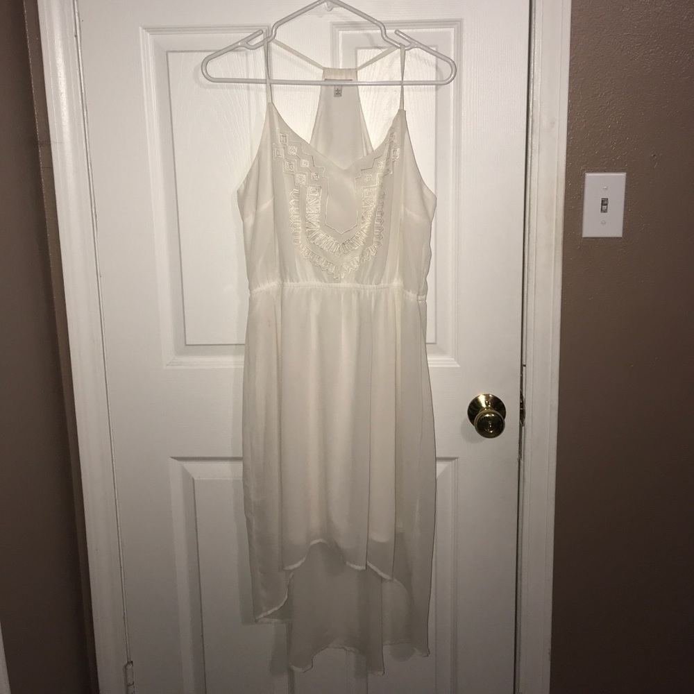 white dress