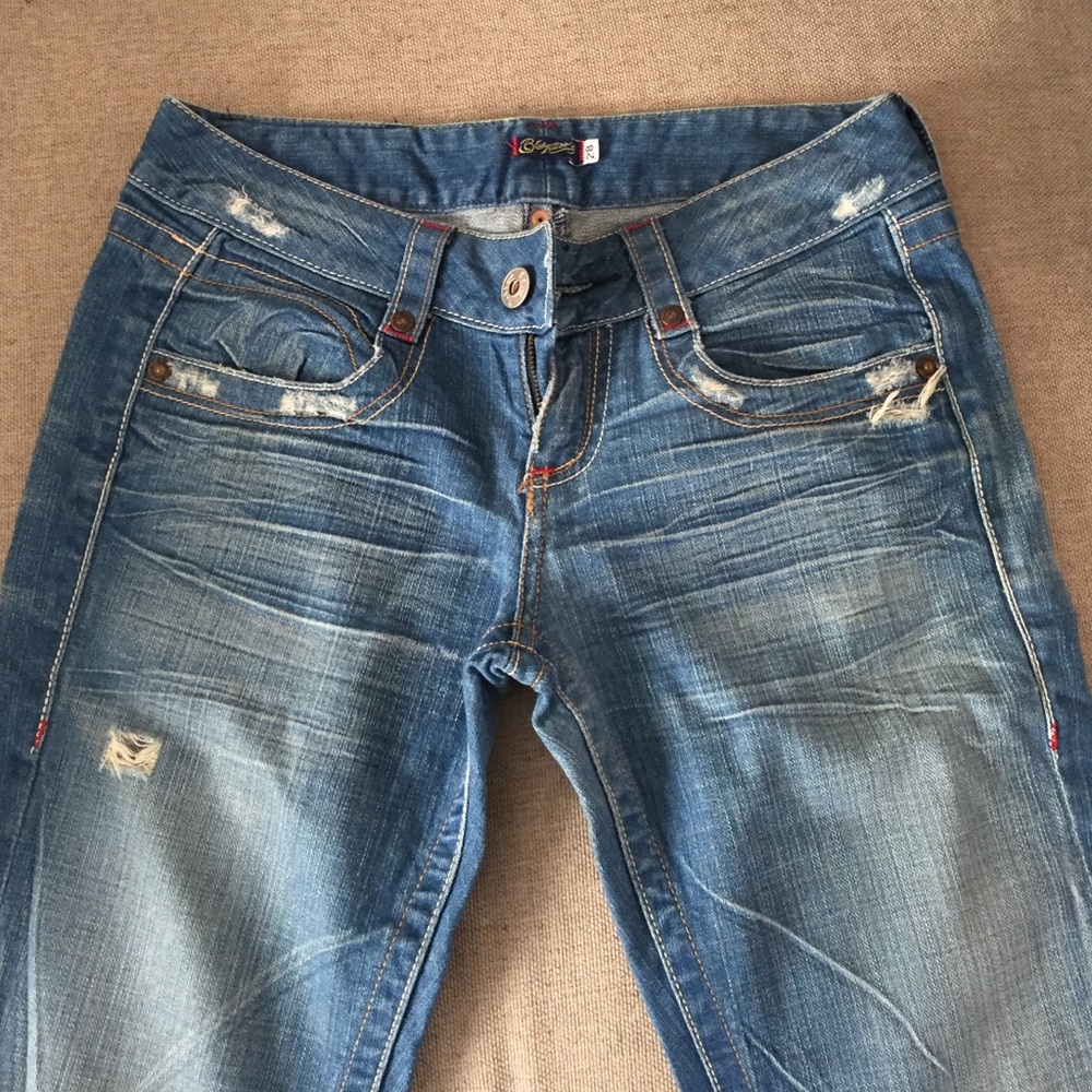 Blue Tattoo Jeans