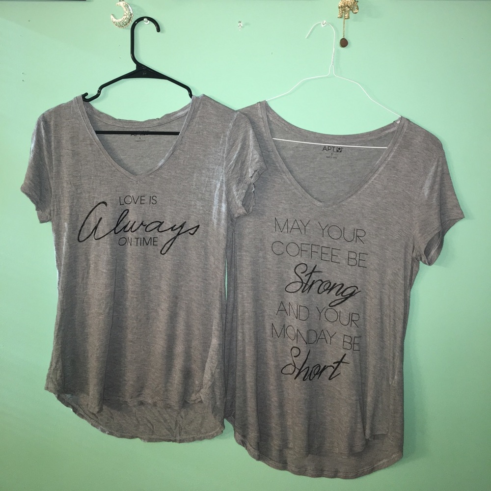 ✨ Bundle of V Neck Graphic Tees ✨