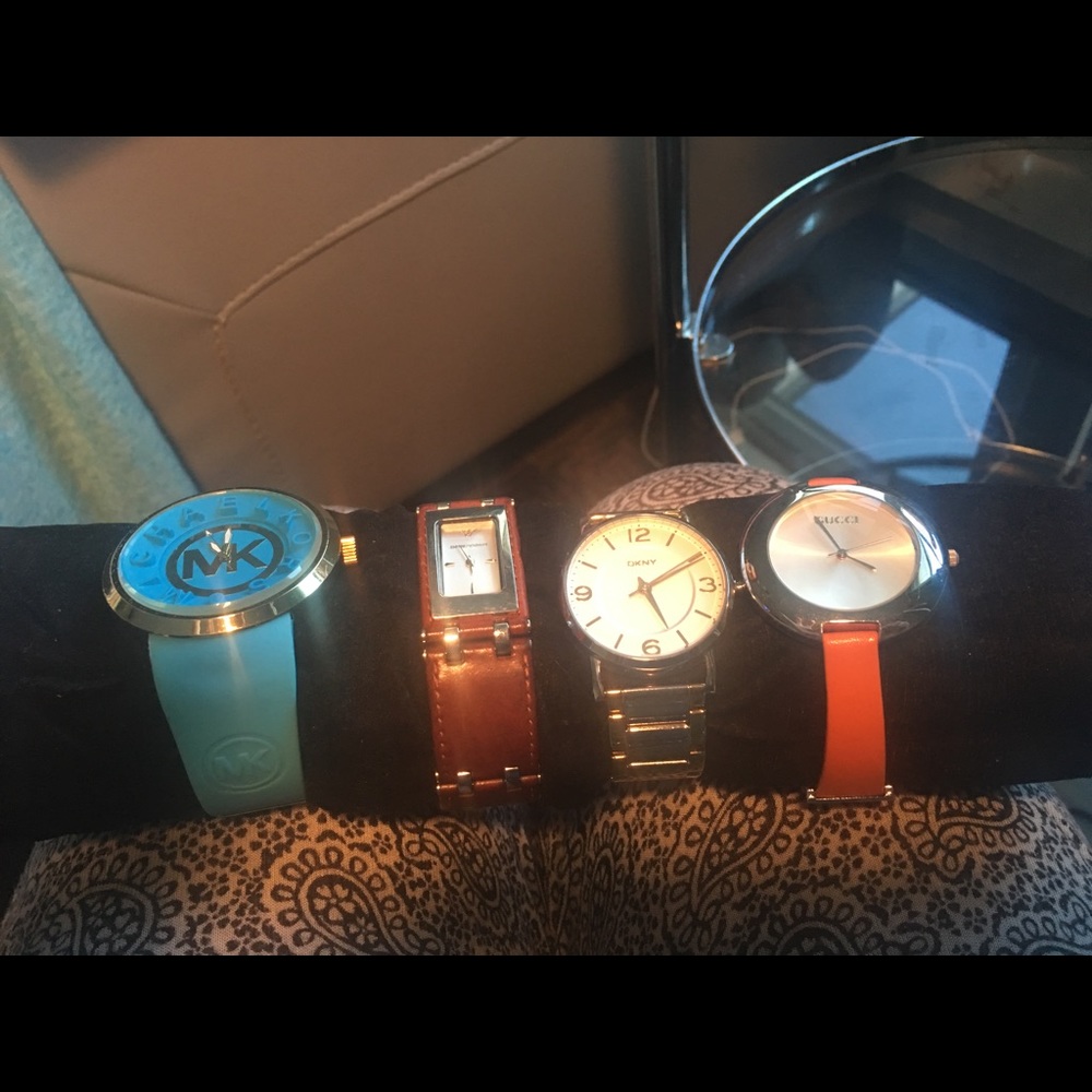 Random watches mk Armani dkny Gucci