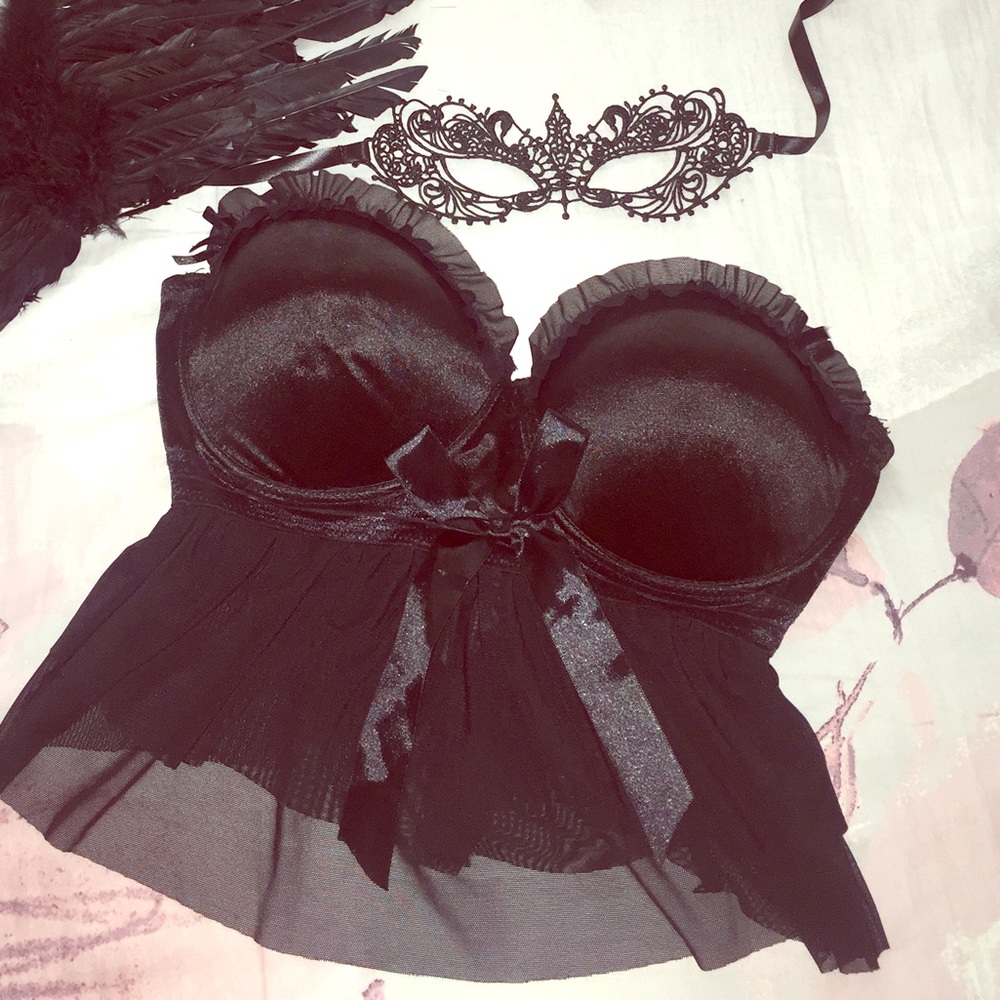 Black Lingerie Top used for Last Halloween
