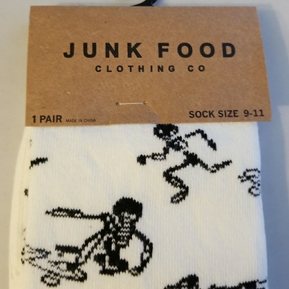 Junk Food Skeleton Socks - Picture 2 of 5