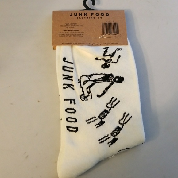 Junk Food Skeleton Socks - Picture 3 of 5