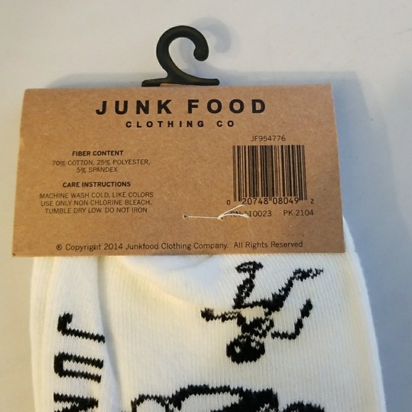 Junk Food Skeleton Socks - Picture 4 of 5