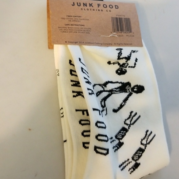 Junk Food Skeleton Socks - Picture 5 of 5