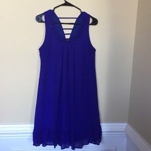 YA Los Angeles Ruffle Trim Dress