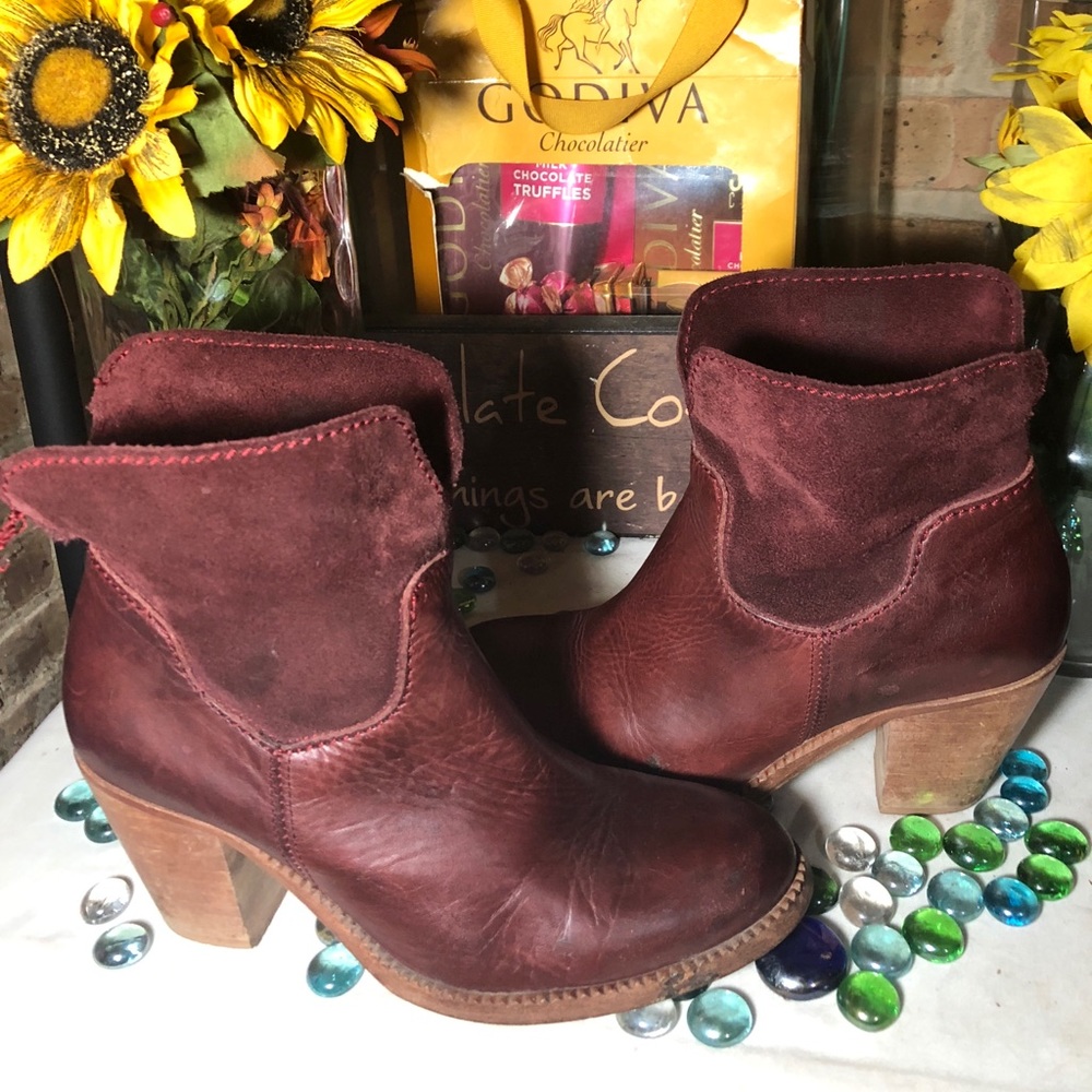 💋SALE💋Leather Ankle Boots