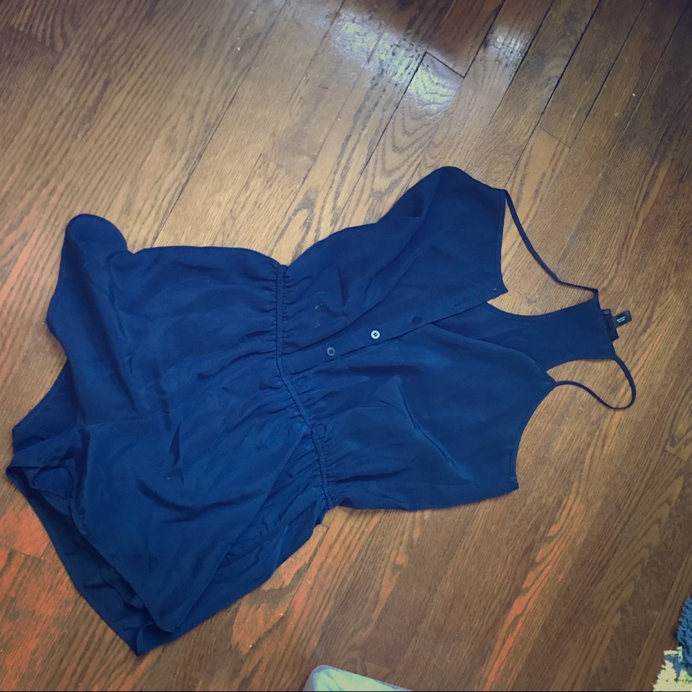 Super cute button up the front romper!